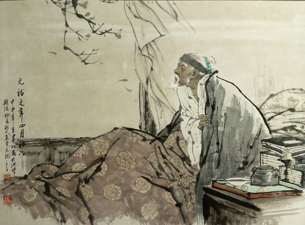 现代杨金星画逝世江宁