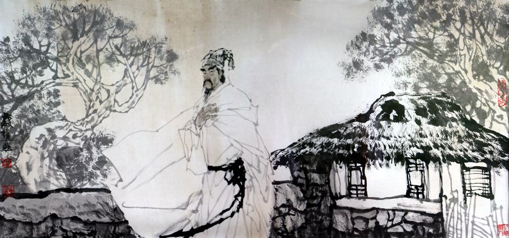 现代蔡超画不事丰屋