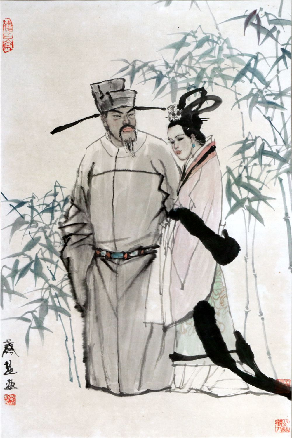 现代蔡超画退妾
